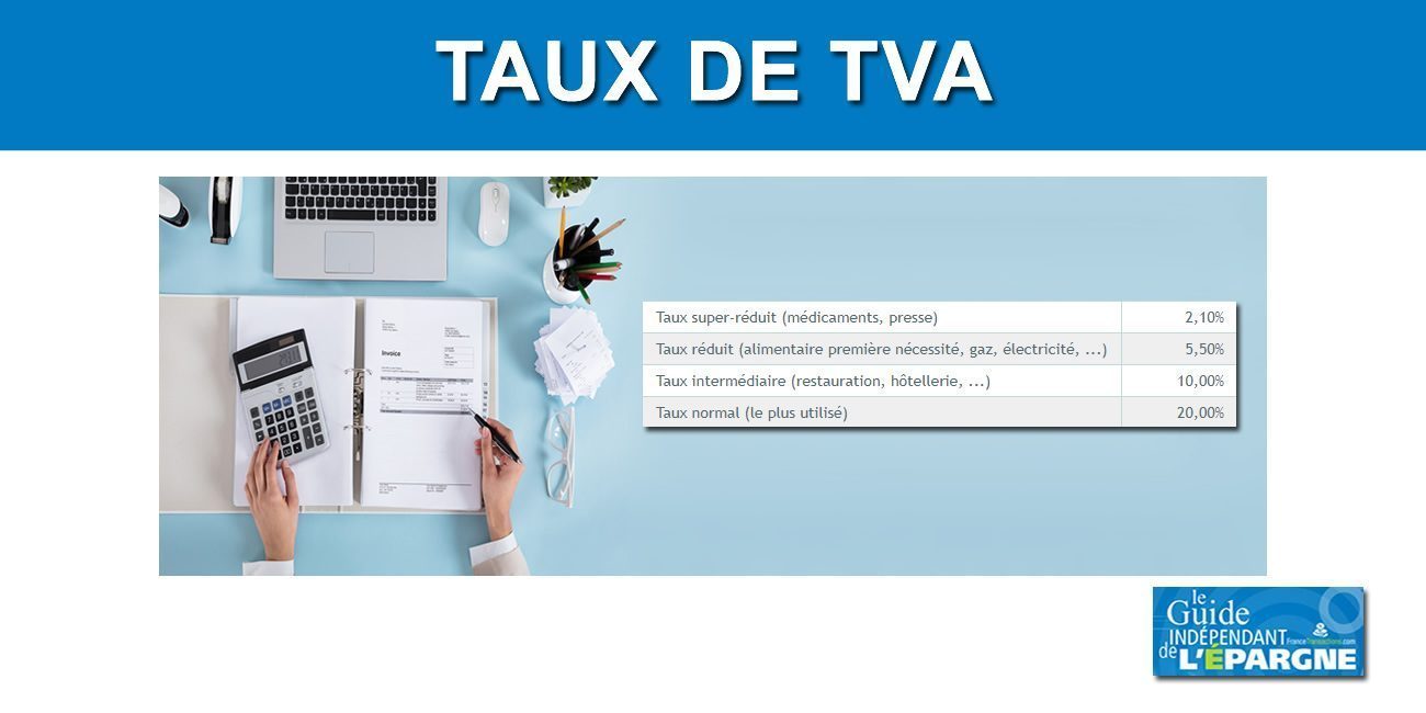 TVA 2026 : Tous les taux de TVA TVA 2026 : Tous les taux de TVA