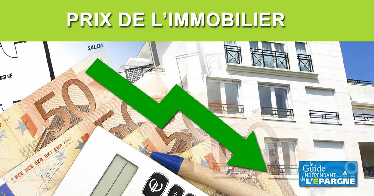 Immobilier la baisse des prix débute enfin dans les grandes villes