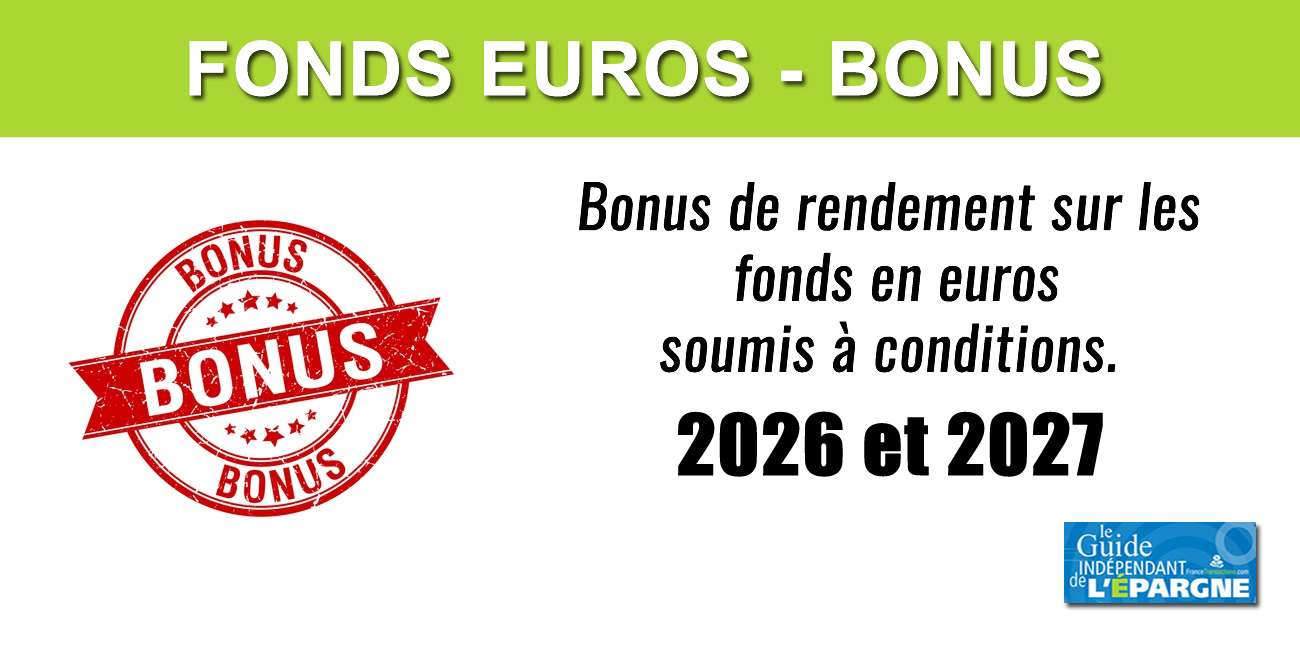 Assurance vie, bonus fonds euros : objectifs de rendements boostés sur 2026 et 2027 Assurance vie, bonus fonds euros : objectifs de rendements boostés sur 2026 et 2027