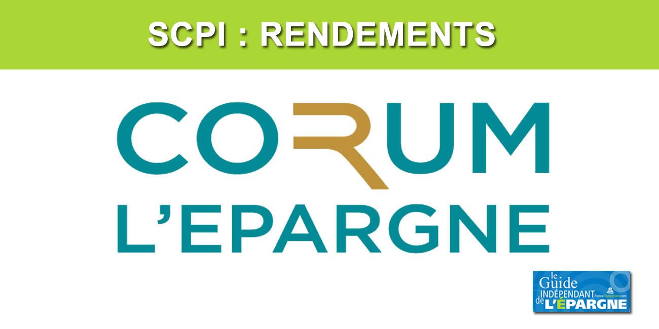 SCPI CORUM Origin vente de 2 immeubles une plus value de 10