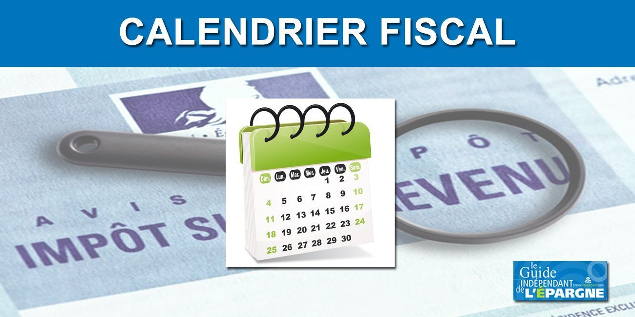 Calendrier fiscal les prochaines dates importantes à ne pas oublier jusqu'à la fin d'année