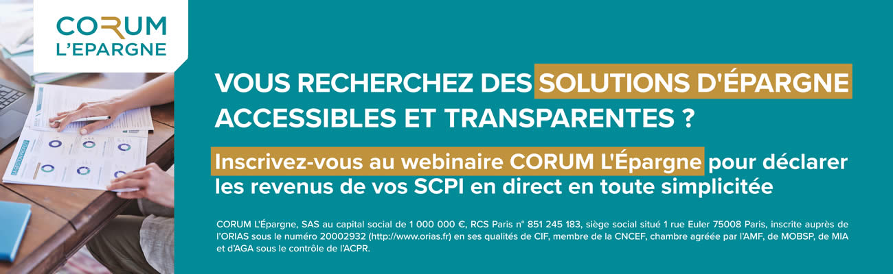 18 avril 2023 Webinaire gratuit fiscalit des SCPI