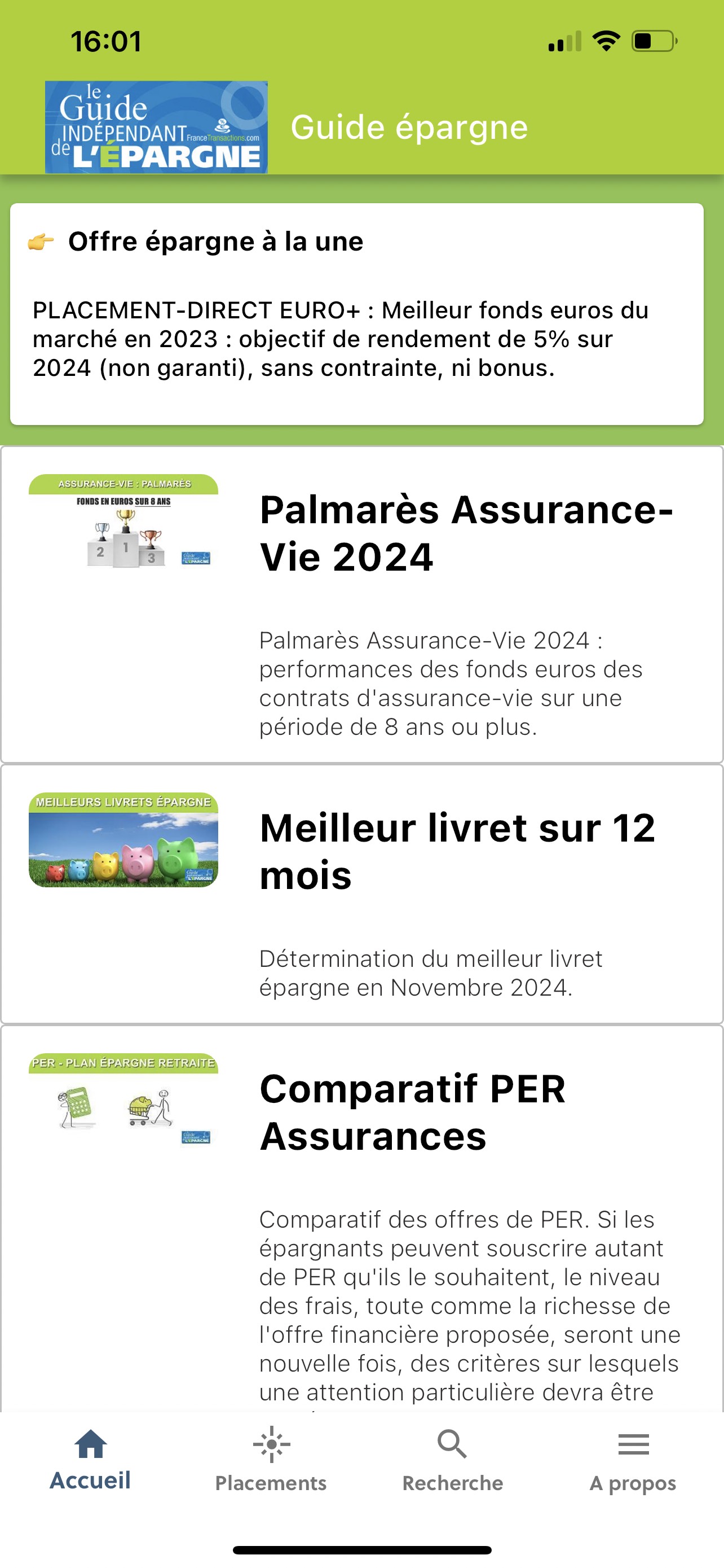 App Mes Plans Épargne