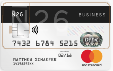 CB MasterCard N26 Business