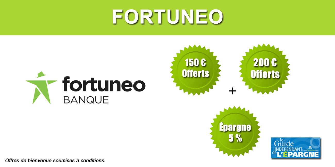 Fortuneo vous offre davantage que 350 euros, vous allez vraiment aimer votre nouvelle banque ! Fortuneo vous offre davantage que 350 euros, vous allez vraiment aimer votre nouvelle banque !