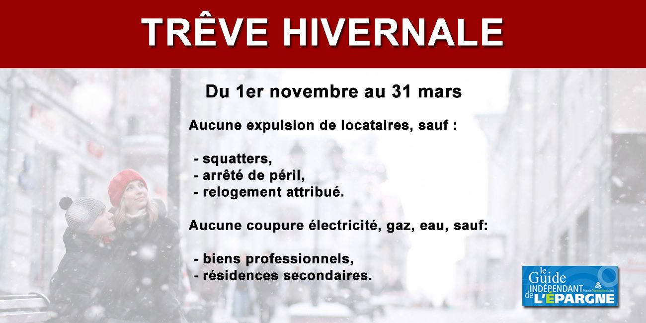 La trêve hivernale débute ce 1er novembre 2025 La trêve hivernale débute ce 1er novembre 2025