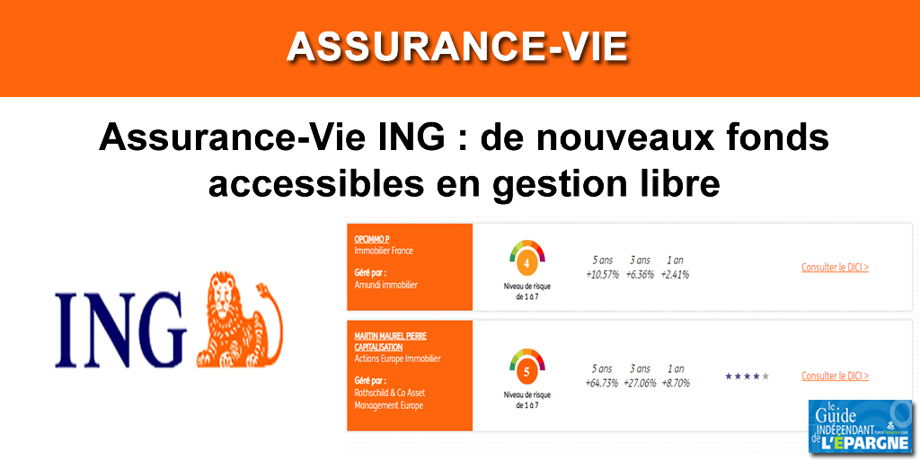 Assurance-Vie ING : le contrat ING Direct Vie propose désormais davantage de choix en unités de compte Assurance-Vie ING : le contrat ING Direct Vie propose désormais davantage de choix en unités de compte