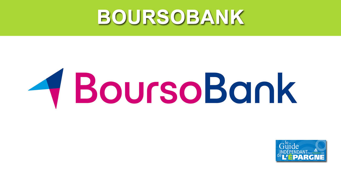 Moyenne des frais bancaires payés par les clients Boursobank