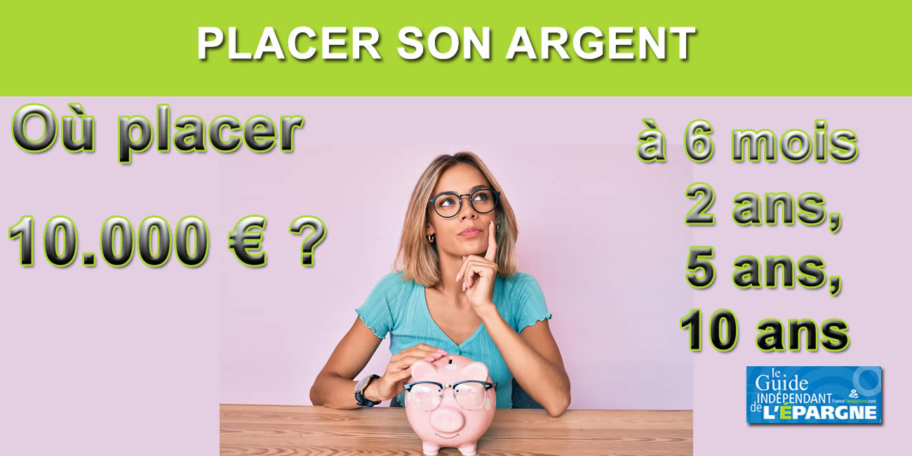 Meilleurs placements pour placer 10.000 € en 2025, par horizon de placement Meilleurs placements pour placer 10.000 € en 2025, par horizon de placement