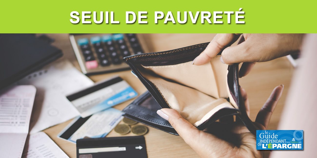 Seuil de pauvreté en France : 1288 € par mois (INSEE) Seuil de pauvreté en France : 1288 € par mois (INSEE)