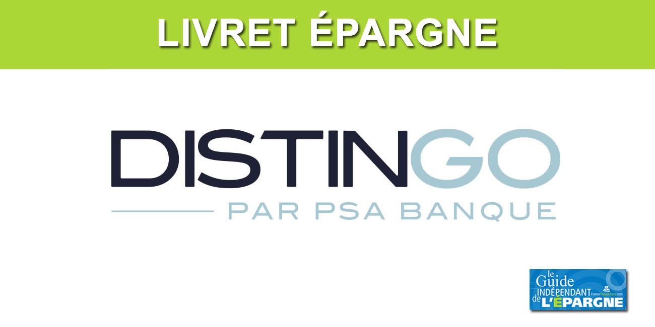 Baisse du taux du livret épargne DISTINGO à 0.50% brut le 16 janvier 2022 Baisse du taux du livret épargne DISTINGO à 0.50% brut le 16 janvier 2022