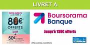 Boursorama: 26 Şubat 2021'den önce ele geçirilmesi için kitapçık A'nın açılışı için 130 € 'ya kadar sunuldu!
