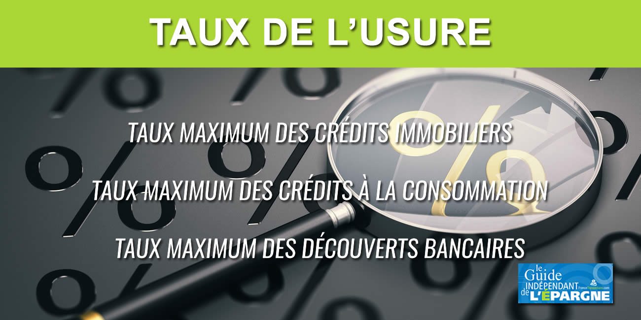 Hausse des seuils des taux d'usure au 1er juillet 2026 Hausse des seuils des taux d'usure au 1er juillet 2026
