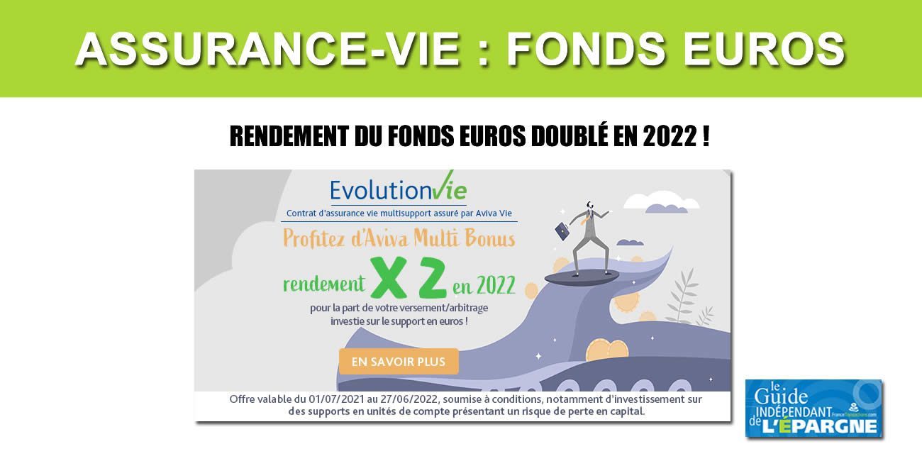 Aviva Multi Bonus 2022 : multipliez par 2 le rendement de votre fonds euros !