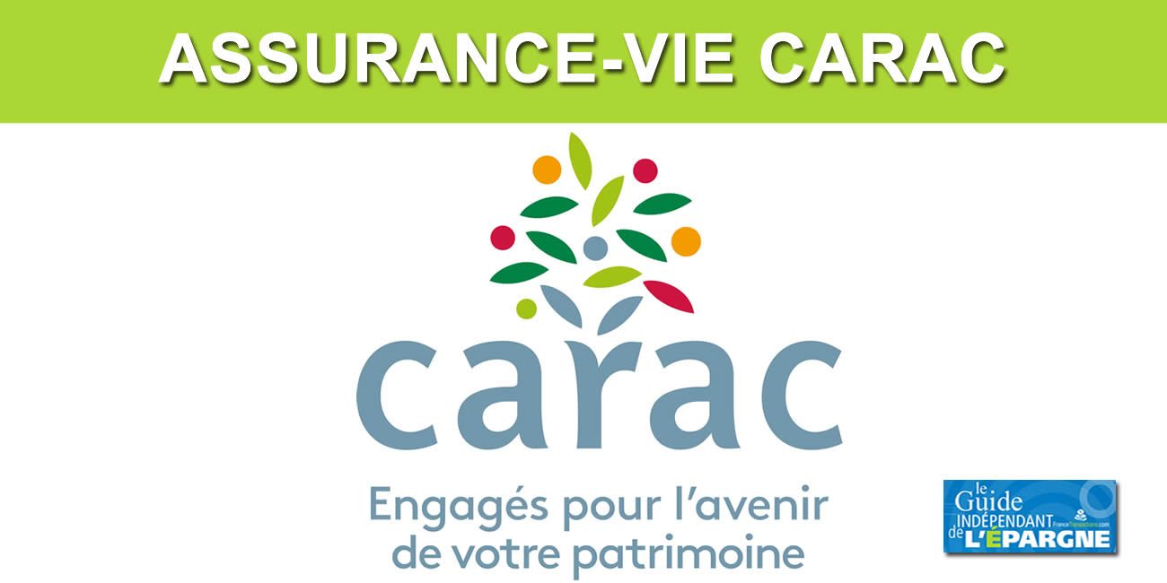 Fonds euros CARAC : taux minimum annuel garanti de 3% 