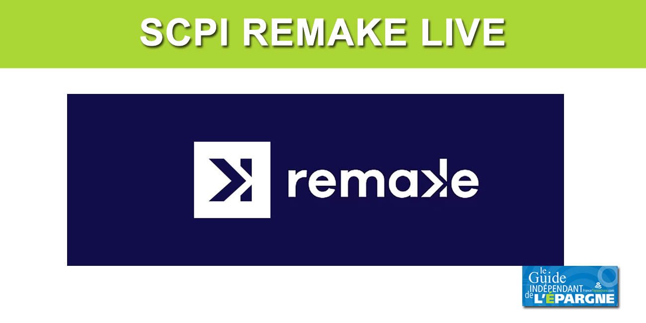 La SCPI Remake Live, sans frais d'entrée, labelisée ISR, désormais éligible sur le contrat d'assurance vie Évolution Épargne 2, assuré par Spirica