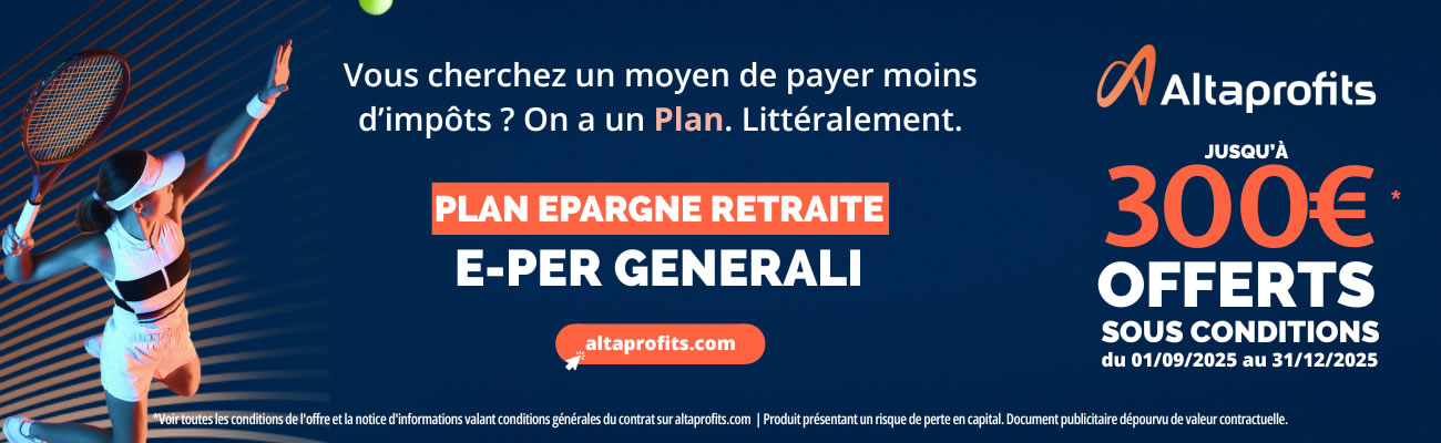 Jusqu'à 300 euros offerts pour votre PEA Altaprofits