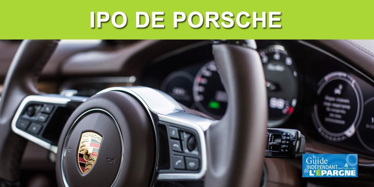 Introduction en bourse (IPO) de PORSCHE (DE000PAG9113), 82.50€ par action : dates, conditions, prix de l'action Introduction en bourse (IPO) de PORSCHE (DE000PAG9113), 82.50€ par action : dates, conditions, prix de l'action