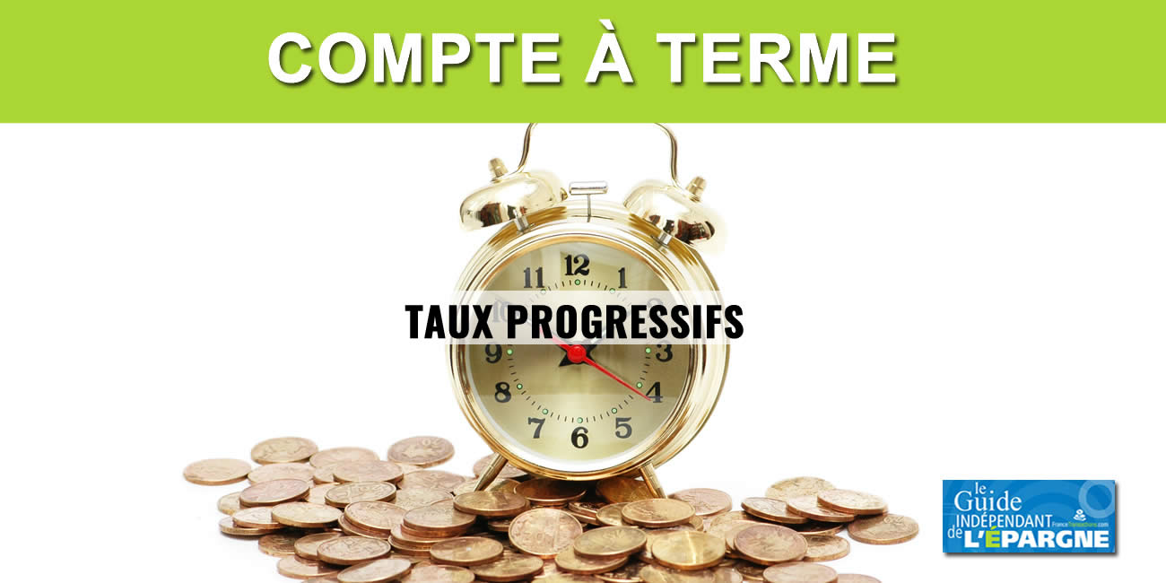 CAT (Compte à Terme) : comparatif des offres de dépôts à terme à taux progressifs CAT (Compte à Terme) : comparatif des offres de dépôts à terme à taux progressifs