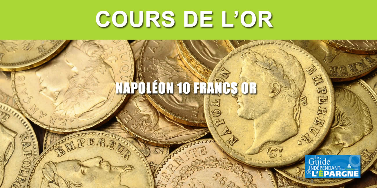 Cours du Demi-Napoléon (10 Francs OR) au 14 décembre 2025 Cours du Demi-Napoléon (10 Francs OR) au 14 décembre 2025