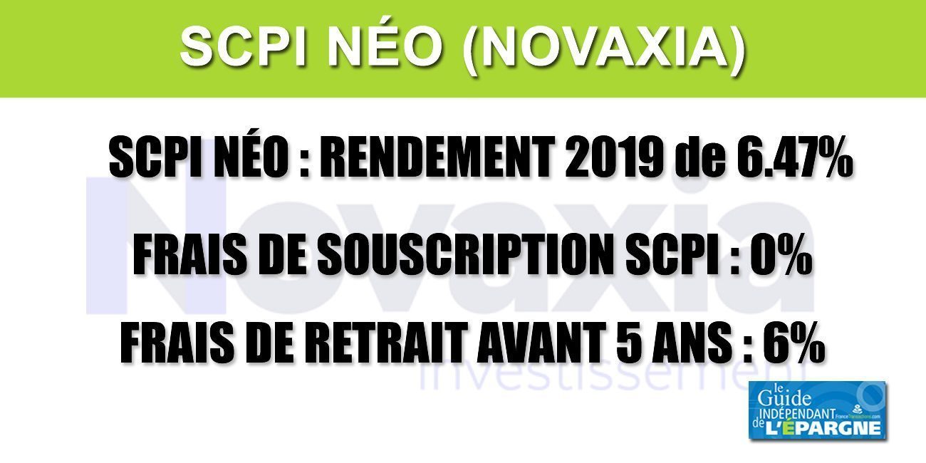 SCPI NEO : un premier rendement de 6.47%, avec des frais de souscription à 0%, appréciable ! SCPI NEO : un premier rendement de 6.47%, avec des frais de souscription à 0%, appréciable !