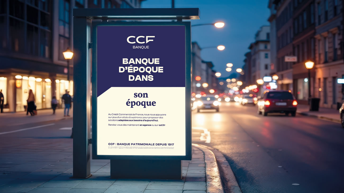 Nouvelle campagne de marque pour le CCF, toute une époque Nouvelle campagne de marque pour le CCF, toute une époque