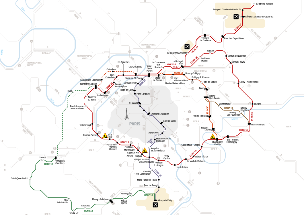 Métro du Grand Paris : risque important de surchauffe dans le BTP et l'ingénierie (audit)