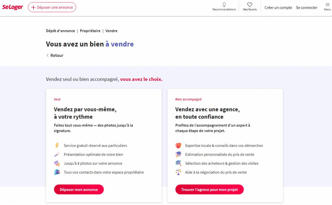 Annonces gratuites de vente immobilière : le portail SeLoger désormais accessible aux particuliers, sans frais