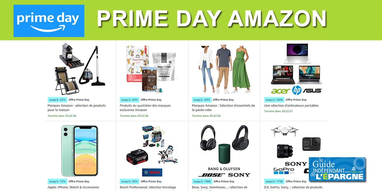 Amazon Prime Day : 10 millions de Français auront accès à des économies conséquentes, liste des marques participantes