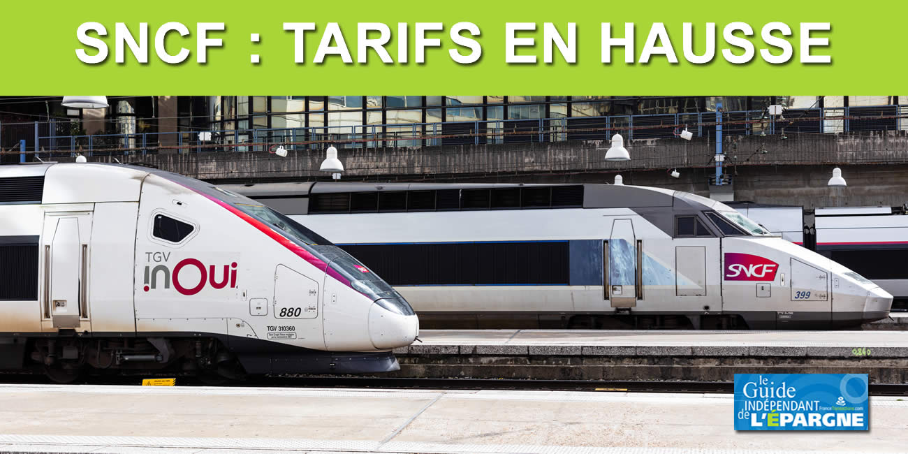 SNCF : hausse des billets de TGV INOUI et OUIGO de +1.5% en moyenne ce mercredi 8 janvier 2025