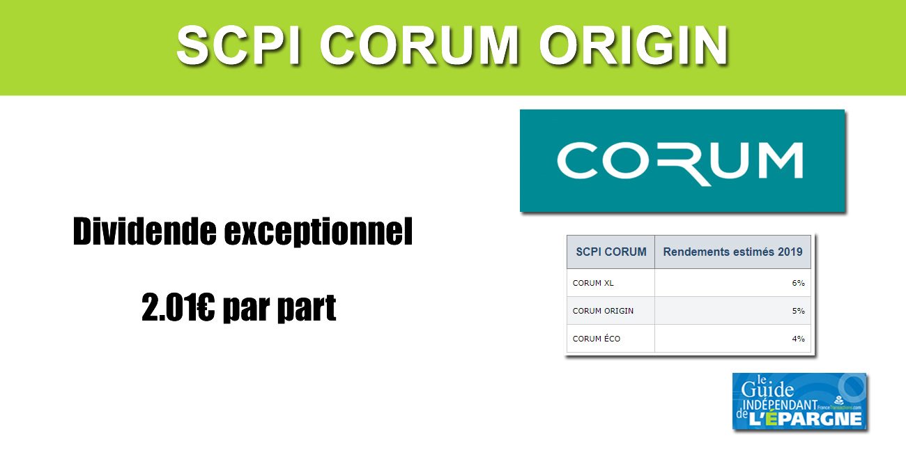 Scpi Corum Origin Classique Diversifiee Capital Variable