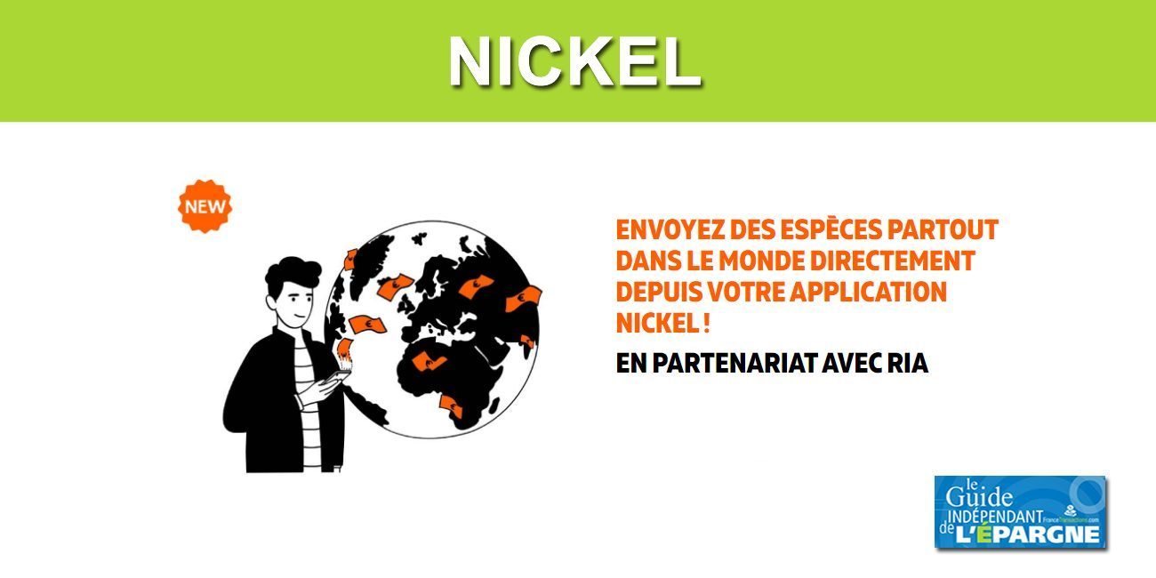 Néobanque Nickel : nouvelle innovation, l'envoi d'argent dans 150 pays, à moindre coût