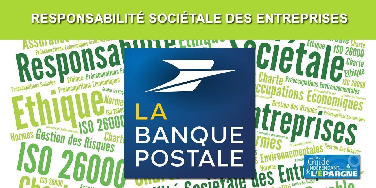 Responsabilité sociétale des entreprises (RSE) : La Banque Postale classée 1ère banque mondiale