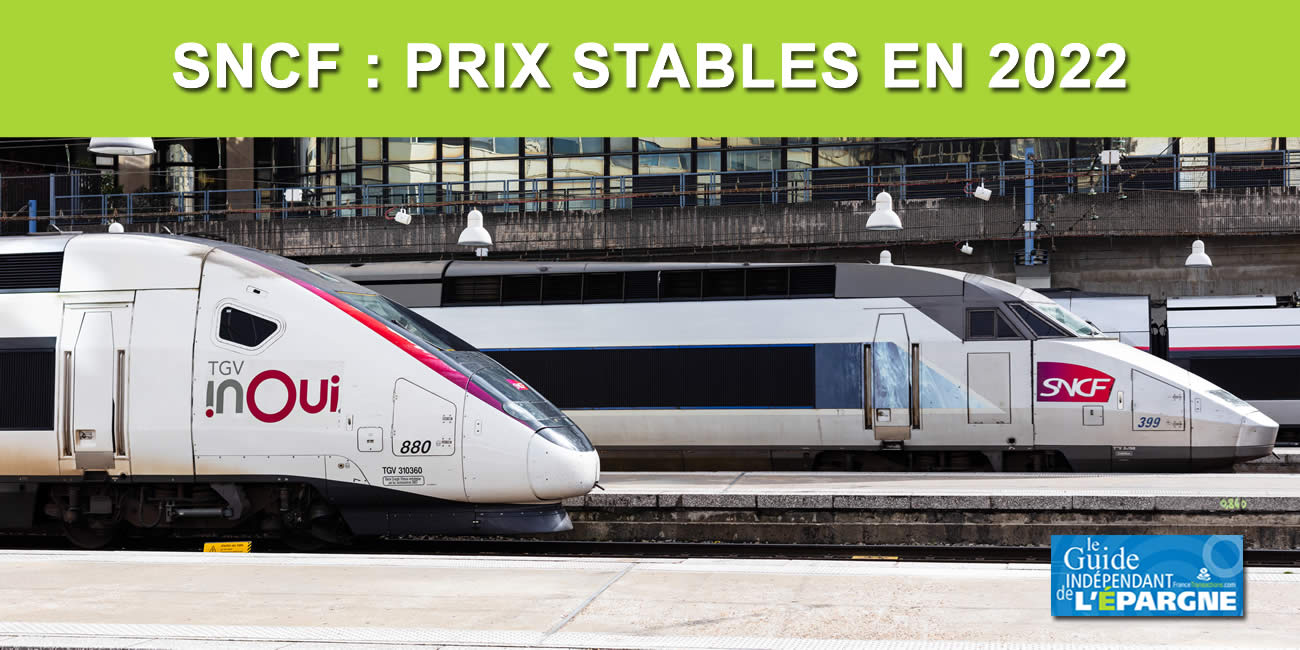 SNCF : les prix des billets TGV ne vont pas augmenter en 2022