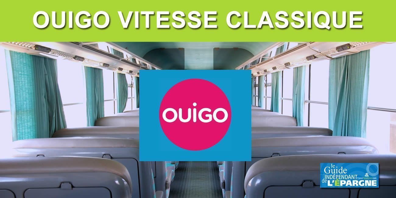 SNCF : les billets de trains OuiGo classiques, à très bas prix, à 5€ seulement jusqu'au 3 mars (au lieu de 10 à 30€), Paris-Lyon et Paris-Nantes
