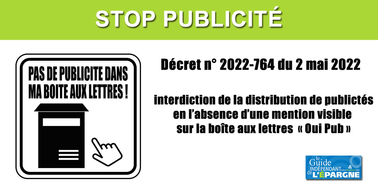 Publicité dans les boites aux lettres : il est devenu illégal de déposer des prospectus publicitaires dans votre boite aux lettres depuis le 1er mai 2022