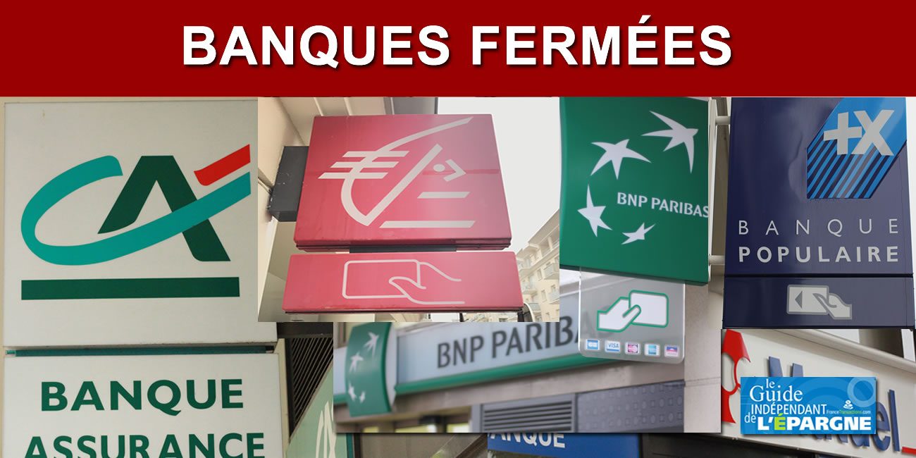 Banques : jeudi férié, pont de l'Ascension, prenez vos précautions (virements, chèques) !