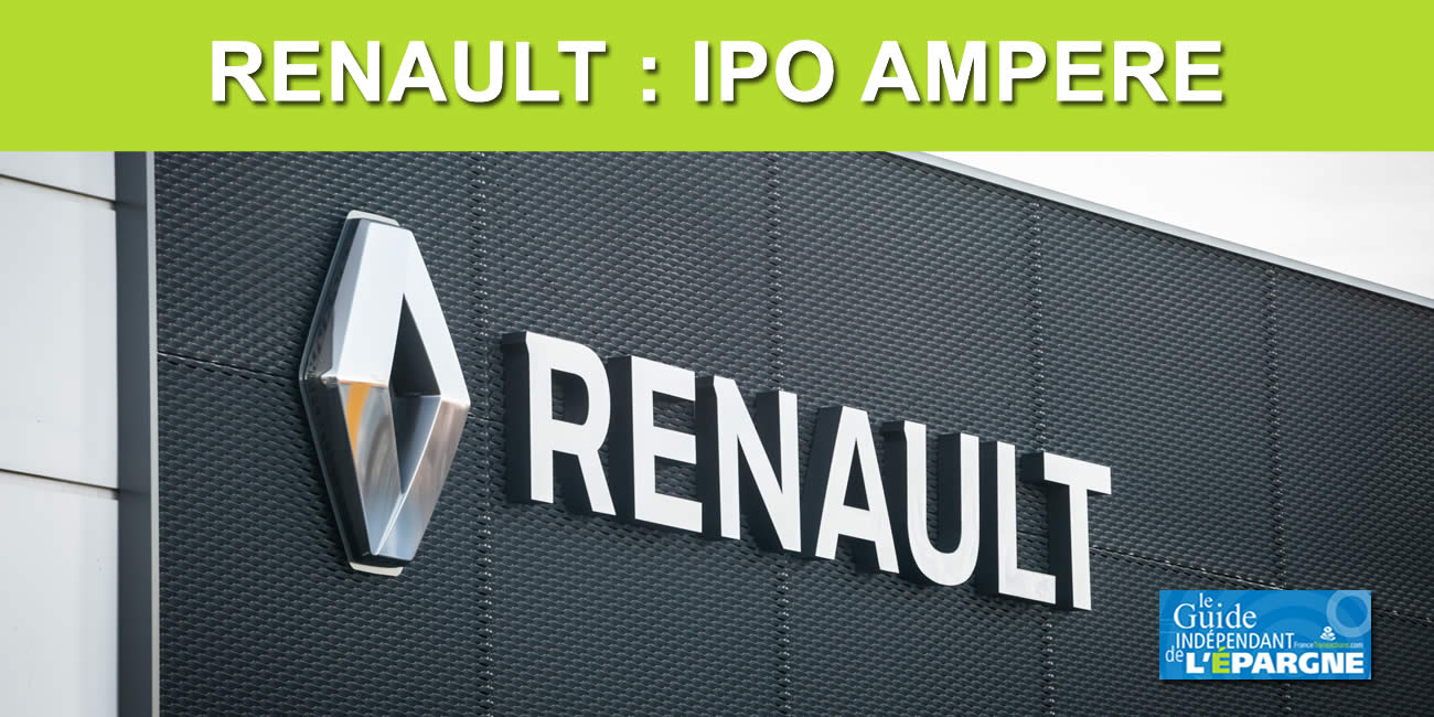 Renault : introduction en bourse en 2023 de sa nouvelle filiale électrique Ampere