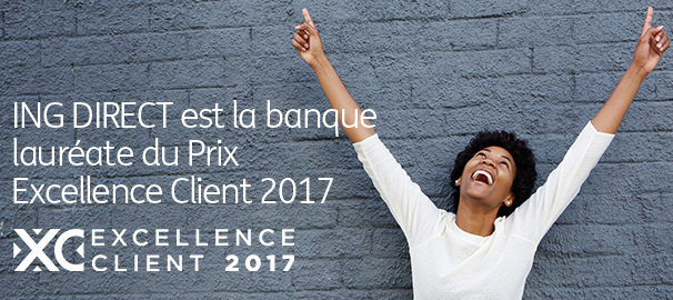 ING Direct : son service client une nouvelle fois récompensé, prix excellence client 2017