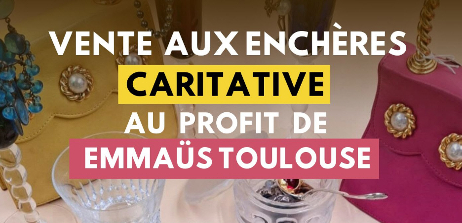 3e vente aux enchères caritative organisée par le crédit municipal de Toulouse, le samedi 20 septembre 2025 3e vente aux enchères caritative organisée par le crédit municipal de Toulouse, le samedi 20 septembre 2025