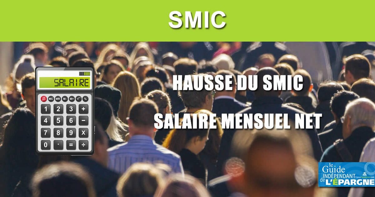 SMIC 2024 montant brut et net, horaire, mensuel, taux et