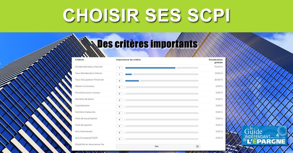 Quelles SCPI choisir FranceTransactions